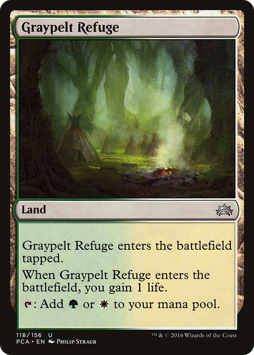 Graypelt Refuge (PCA-118) [Misc] Planechase Anthology MTG Single Wizards of the Coast