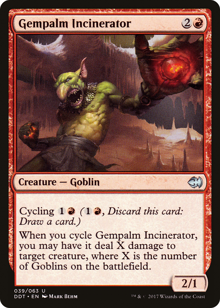 Gempalm Incinerator (DDT-039) [Misc] Duel Decks: Merfolk vs. Goblins MTG Single Wizards of the Coast