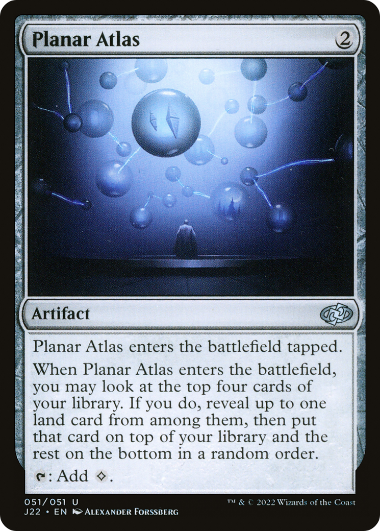 Planar Atlas (J22-051) [Jumpstart 2022] MTG Single Wizards of the Coast