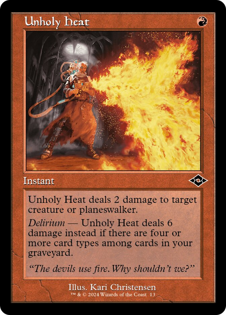 Unholy Heat (MH2-013) [Modern Horizons 2 Timeshifts] MTG Single Wizards of the Coast