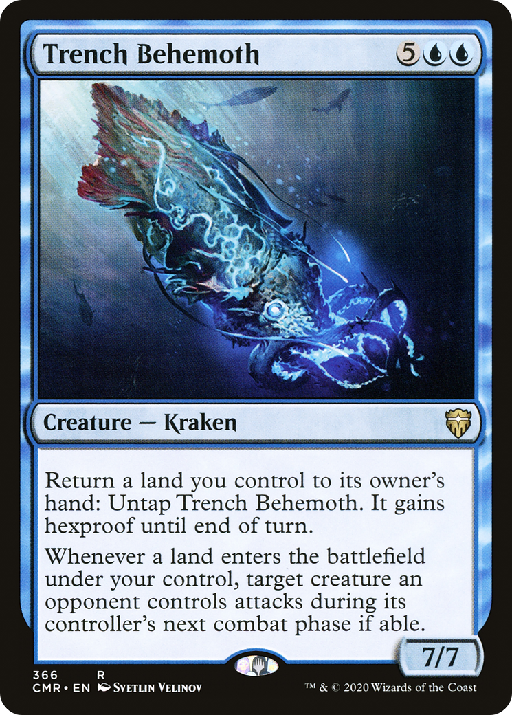 Trench Behemoth (CMR-366) [Commander Legends] MTG Single Wizards of the Coast