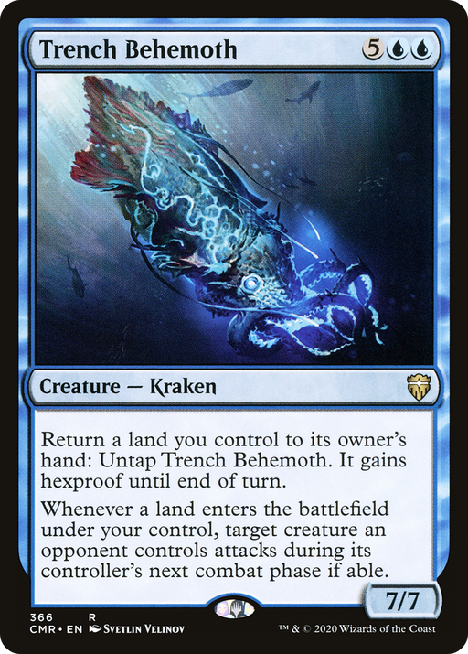 Trench Behemoth (CMR-366) [Commander Legends] MTG Single Wizards of the Coast