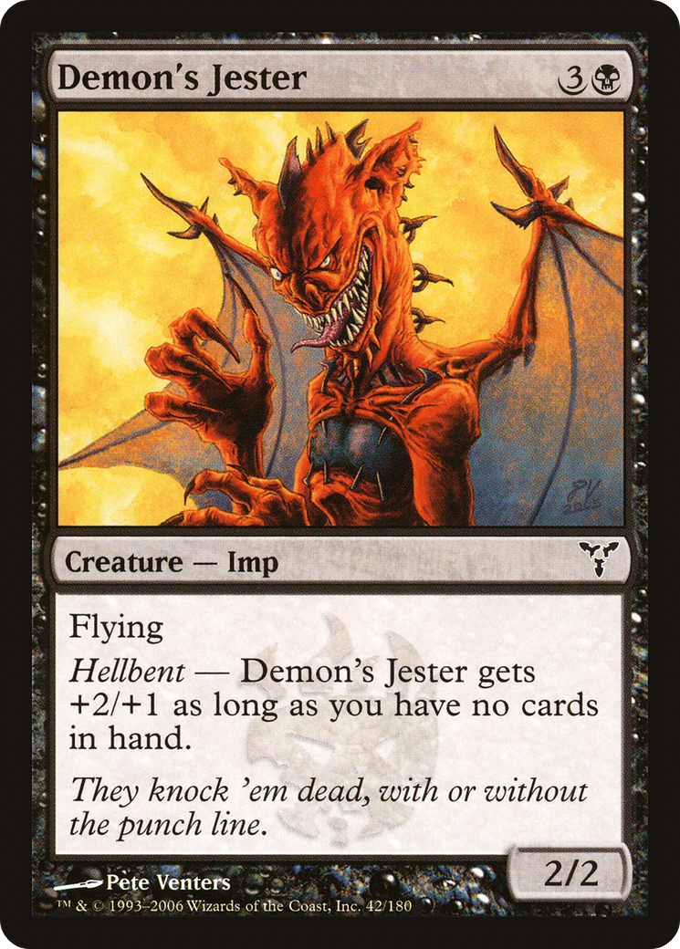 Demon's Jester (DIS-042) [Dissension] Foil MTG Single Wizards of the Coast