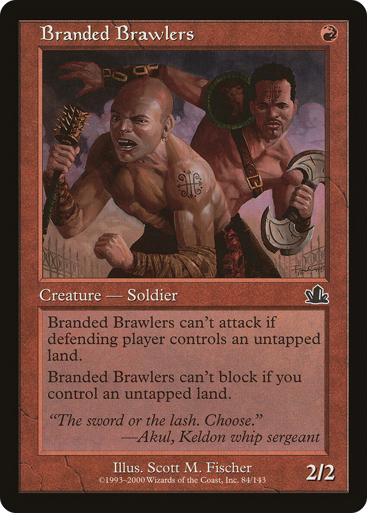 Branded Brawlers (PCY-084) [Prophecy] MTG Single Wizards of the Coast
