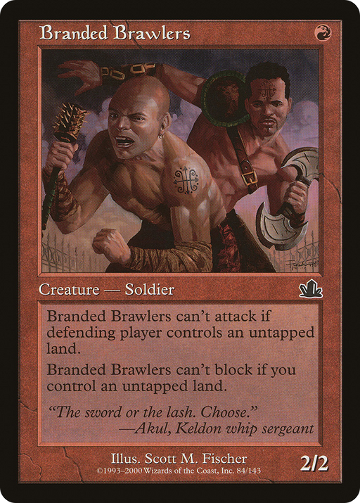Branded Brawlers (PCY-084) [Prophecy] MTG Single Wizards of the Coast