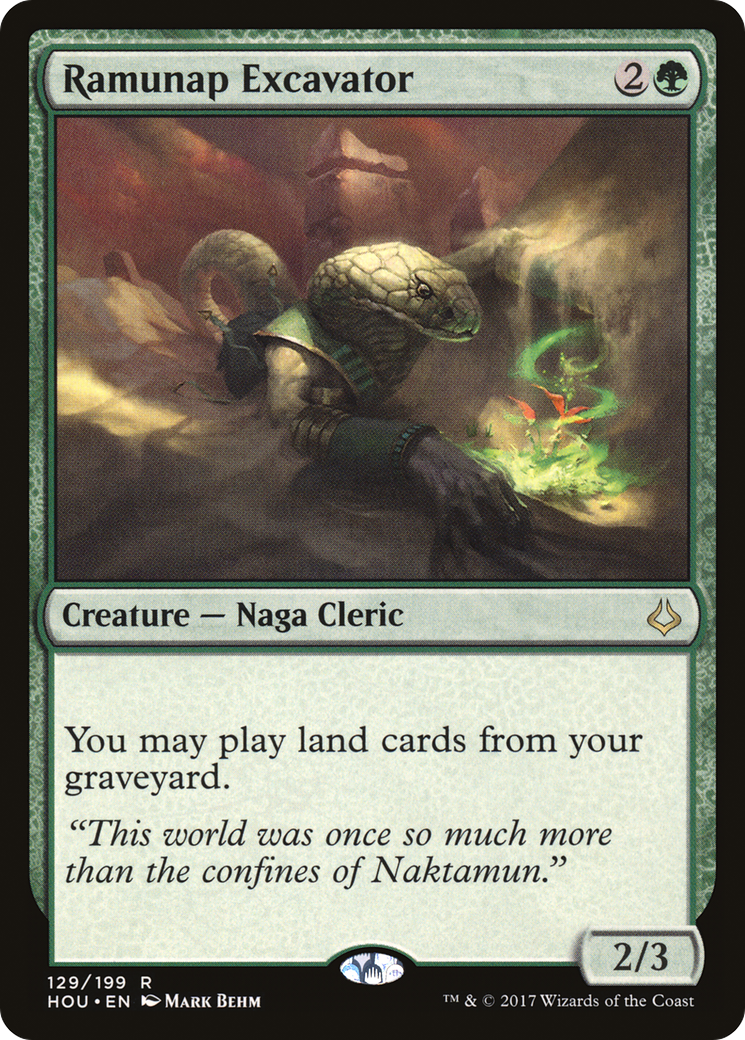 Ramunap Excavator (HOU-129) [Hour of Devastation] Foil MTG Single Wizards of the Coast