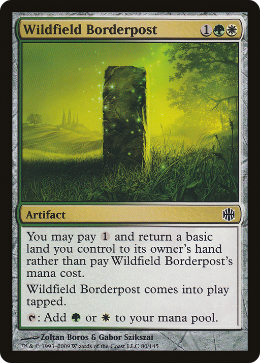 Wildfield Borderpost (ARB-080) [Alara Reborn] MTG Single Wizards of the Coast