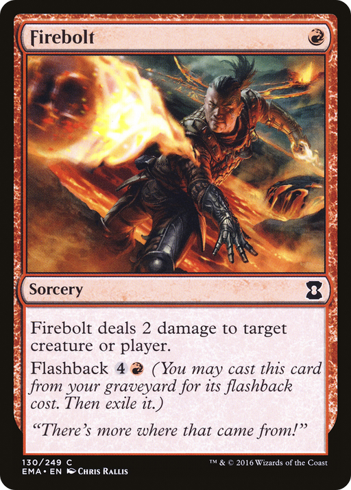 Firebolt (EMA-130) [Eternal Masters] Foil MTG Single Wizards of the Coast