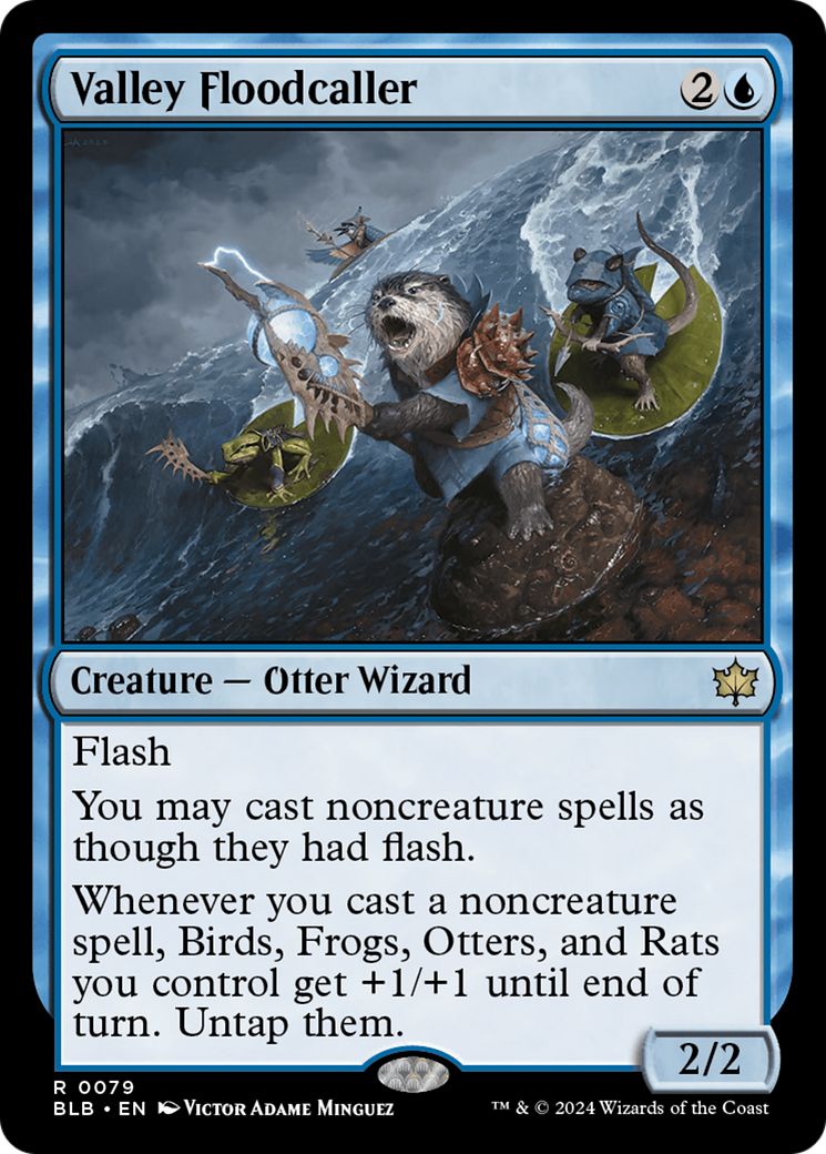 Valley Floodcaller (BLB-079) [Bloomburrow] MTG Single Wizards of the Coast