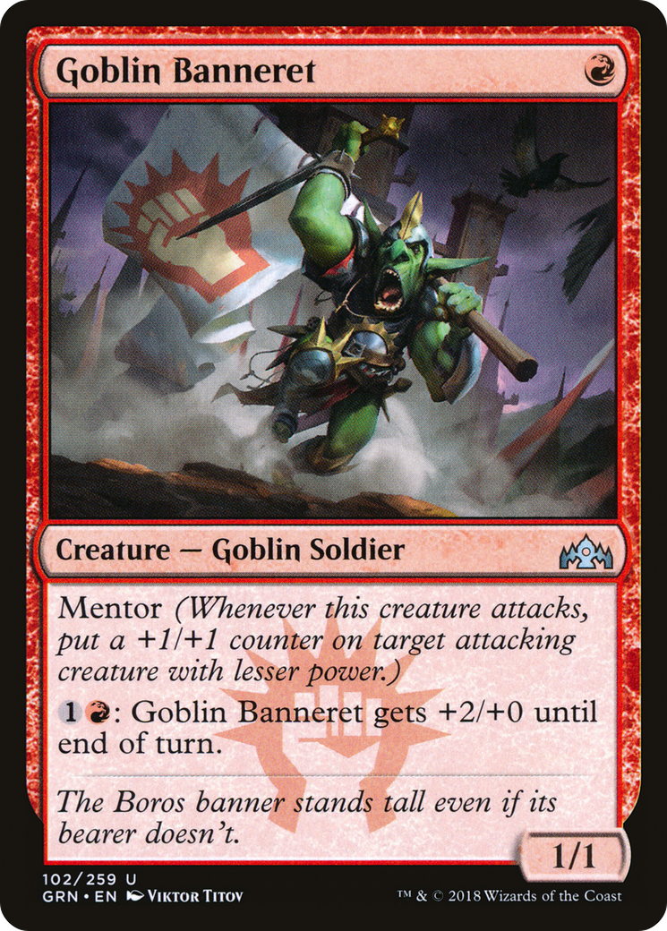 Goblin Banneret (GRN-102) [Guilds of Ravnica] MTG Single Wizards of the Coast