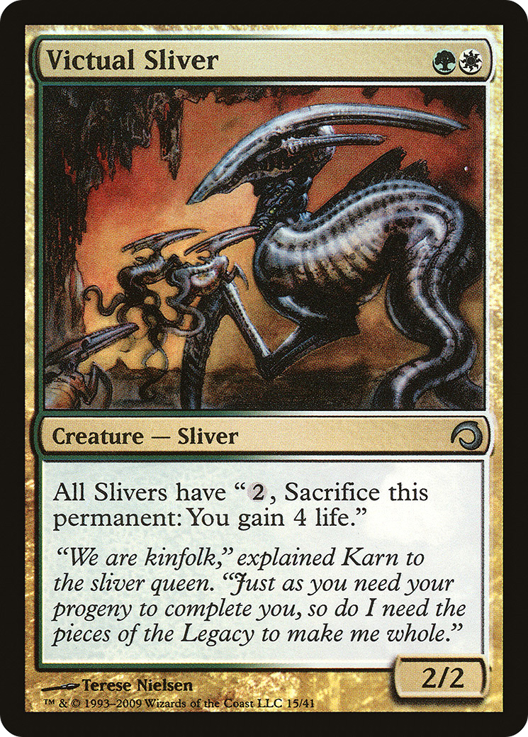 Victual Sliver (PDS-015) [Misc] Premium Deck Series: Slivers Foil MTG Single Wizards of the Coast