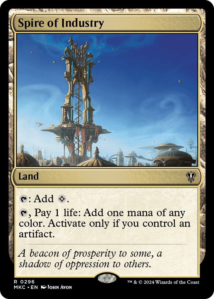 Spire of Industry (MKC-296) [Murders at Karlov Manor Commander] MTG Single Wizards of the Coast
