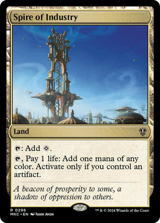 Spire of Industry (MKC-296) [Murders at Karlov Manor Commander] MTG Single Wizards of the Coast