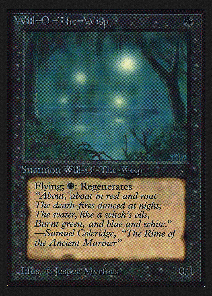 Will-o'-the-Wisp (CED-136) [Collectors' Edition] MTG Single Wizards of the Coast