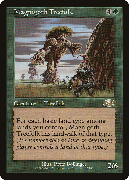Magnigoth Treefolk (PLS-082) [Planeshift] MTG Single Wizards of the Coast