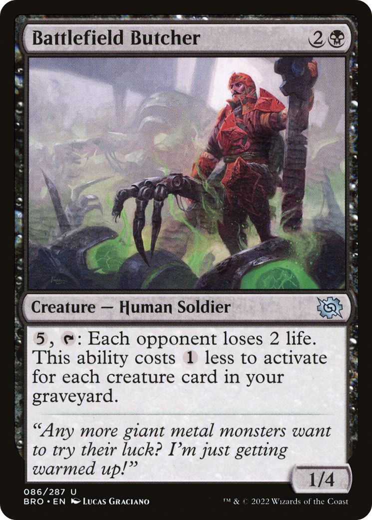 Battlefield Butcher (BRO-086) [The Brothers' War] MTG Single Wizards of the Coast