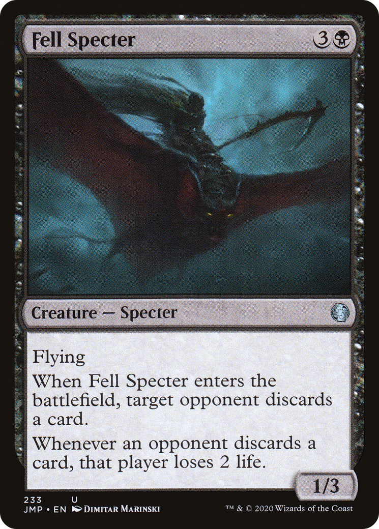 Fell Specter (JMP-233) [Jumpstart] MTG Single Wizards of the Coast