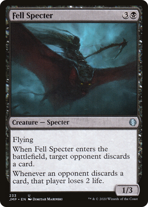 Fell Specter (JMP-233) [Jumpstart] MTG Single Wizards of the Coast
