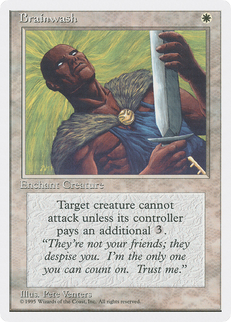 Brainwash (4ED-011) [Fourth Edition] MTG Single Wizards of the Coast