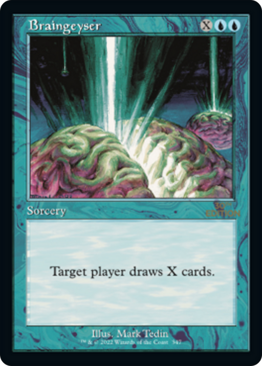 Braingeyser (30A-347) [30th Anniversary Edition] MTG Single Wizards of the Coast