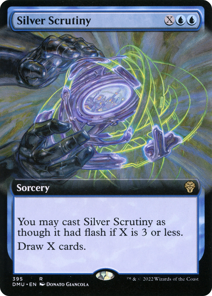 Silver Scrutiny (DMU-395) [Dominaria United] (Extended Art) MTG Single Wizards of the Coast