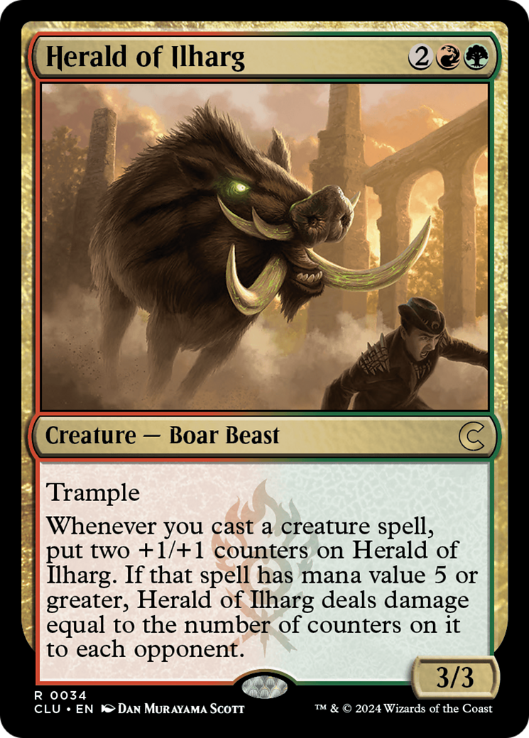 Herald of Ilharg (CLU-034) [Ravnica: Clue Edition] MTG Single Wizards of the Coast