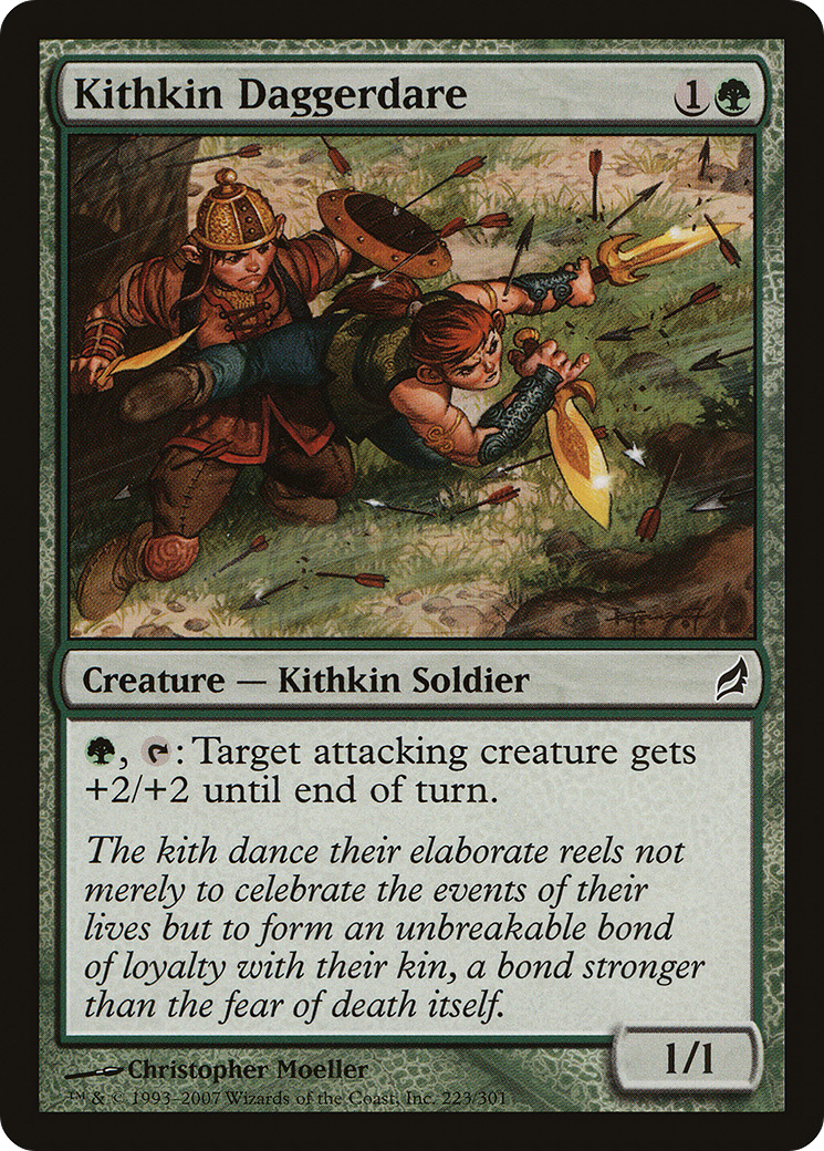Kithkin Daggerdare (LRW-223) [Lorwyn] Foil MTG Single Wizards of the Coast
