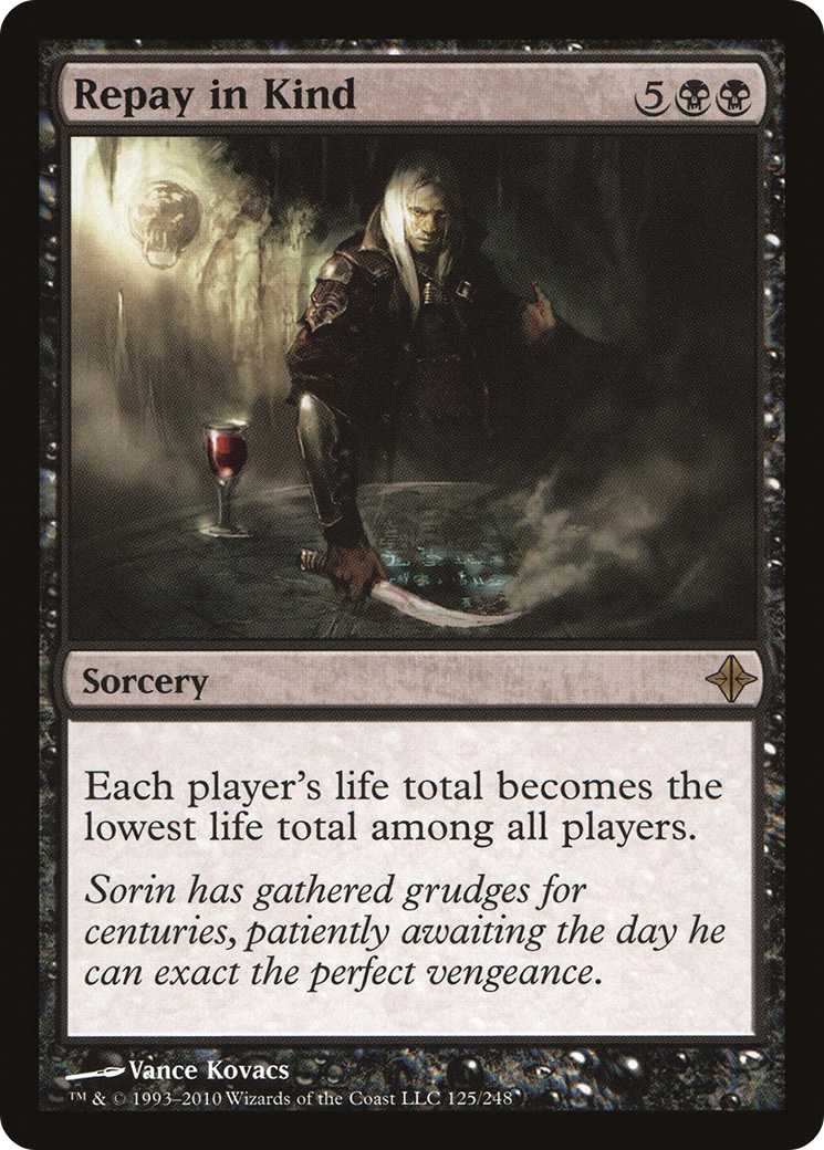 Repay in Kind (ROE-125) [Rise of the Eldrazi] Foil MTG Single Wizards of the Coast