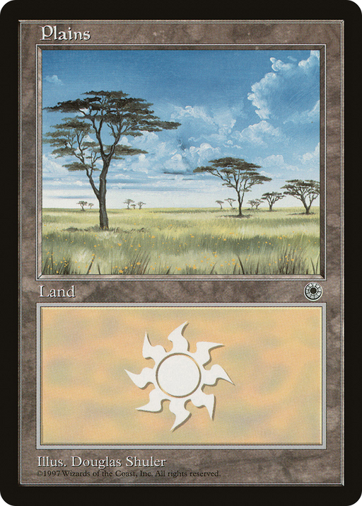 Plains (POR-196) [Misc] Portal MTG Single Wizards of the Coast