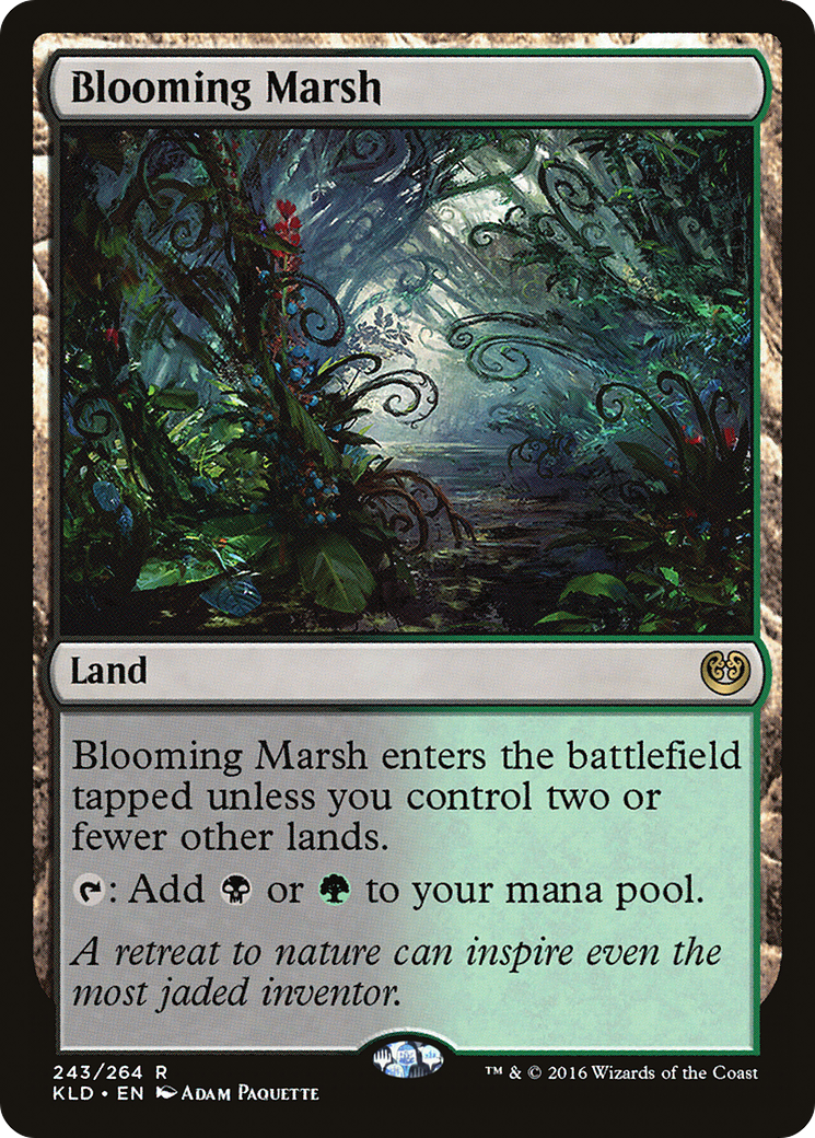 Blooming Marsh (KLD-243) [Kaladesh] Foil MTG Single Wizards of the Coast