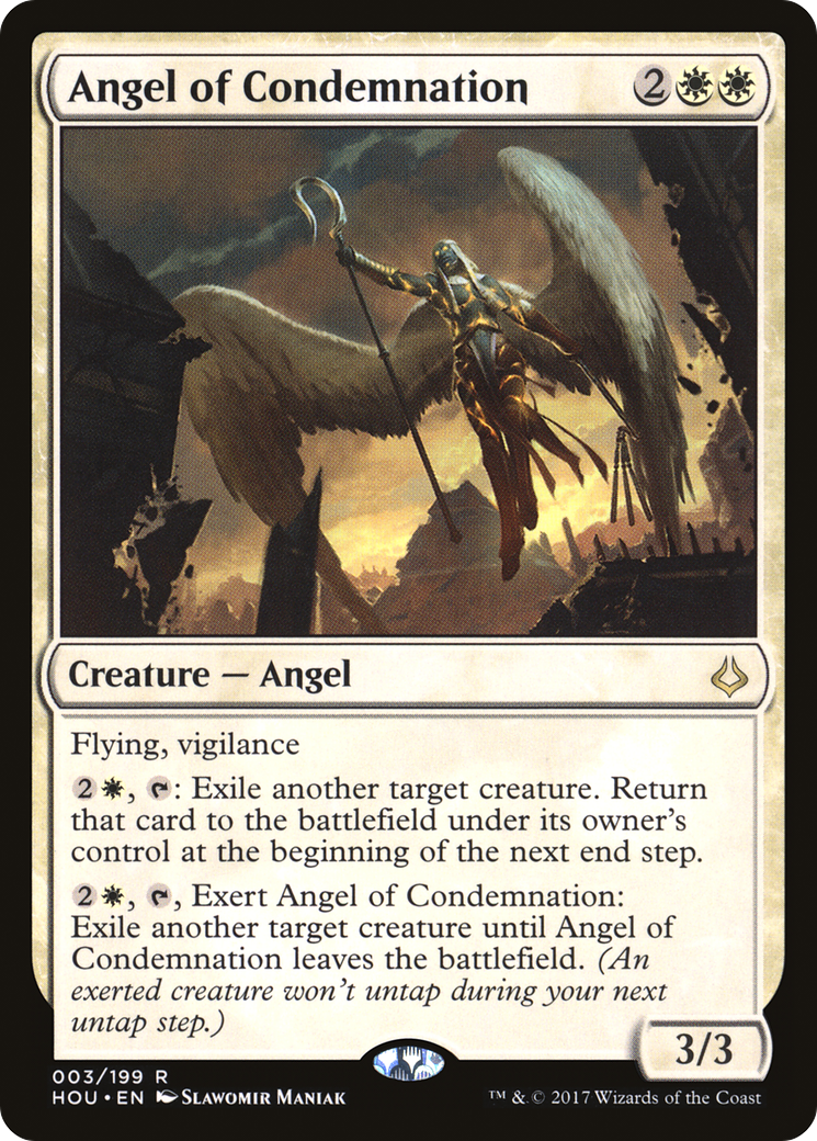 Angel of Condemnation (HOU-003) [Hour of Devastation] Foil MTG Single Wizards of the Coast