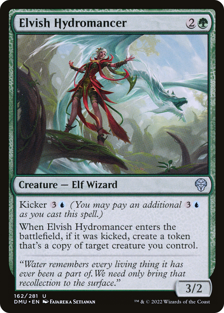 Elvish Hydromancer (DMU-162) [Dominaria United] Foil MTG Single Wizards of the Coast