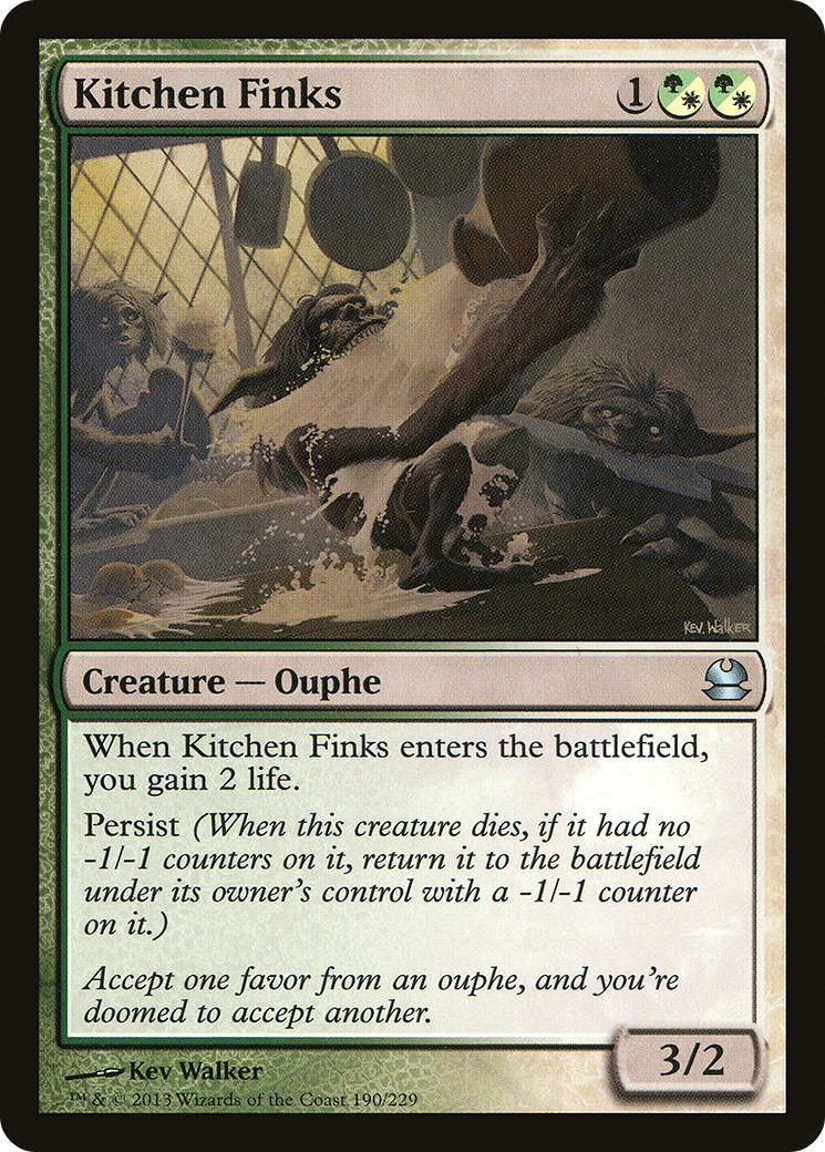 Kitchen Finks (MMA-190) [Modern Masters] Foil MTG Single Modern Masters
