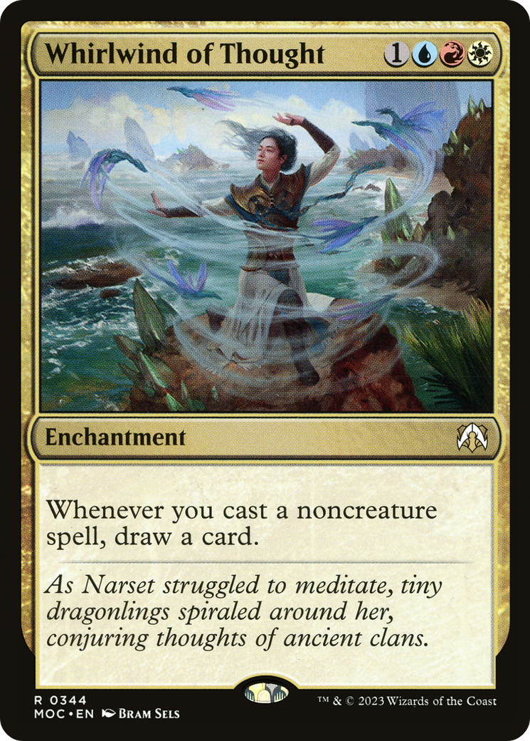 Whirlwind of Thought (MOC-344) [March of the Machine Commander] MTG Single Wizards of the Coast