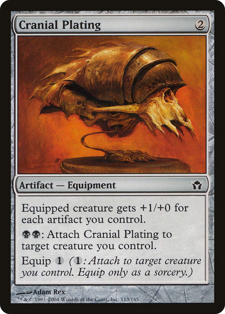 Cranial Plating (5DN-113) [Fifth Dawn] Foil MTG Single Wizards of the Coast