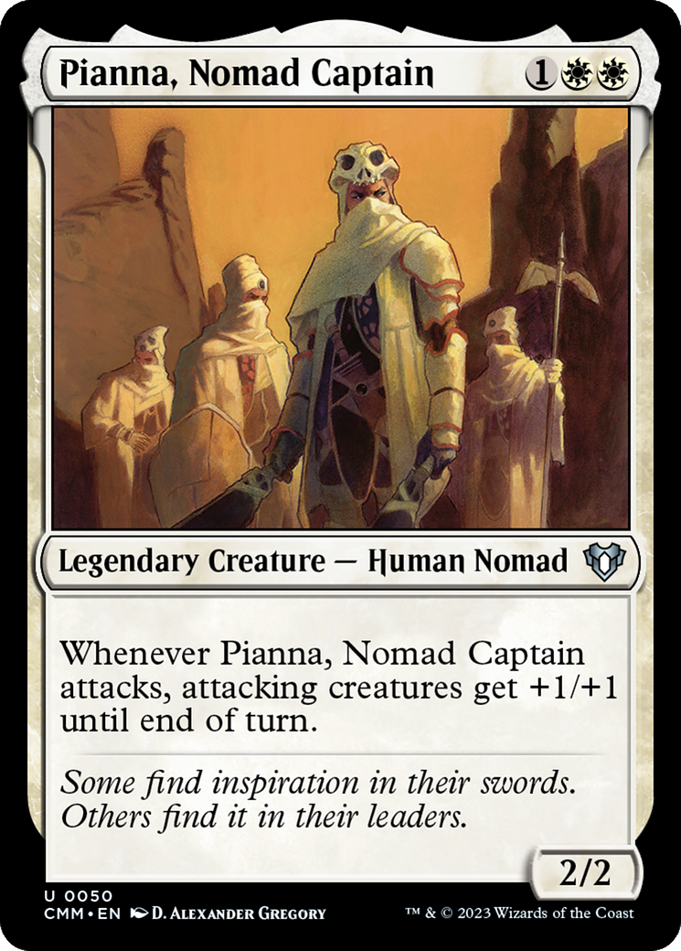 Pianna, Nomad Captain (CMM-050) [Commander Masters] MTG Single Wizards of the Coast
