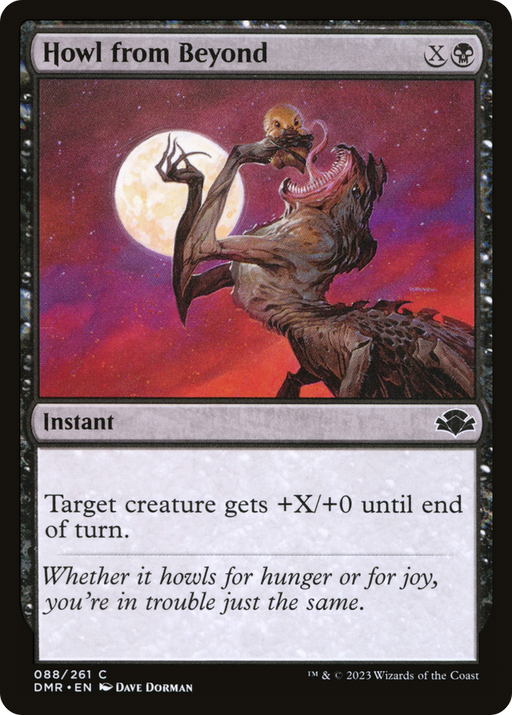 Howl from Beyond (DMR-088) [Dominaria Remastered] MTG Single Wizards of the Coast