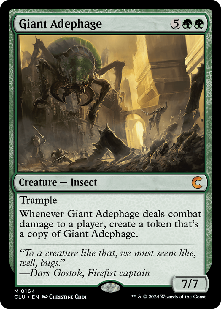 Giant Adephage (CLU-164) [Ravnica: Clue Edition] MTG Single Wizards of the Coast