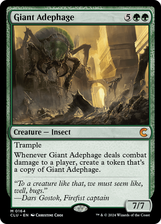 Giant Adephage (CLU-164) [Ravnica: Clue Edition] MTG Single Wizards of the Coast