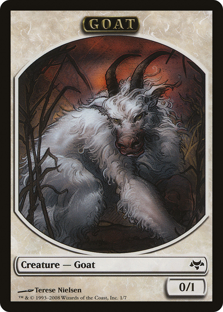 Goat (EVE-001) [Tokens] Eventide Tokens MTG Single Wizards of the Coast