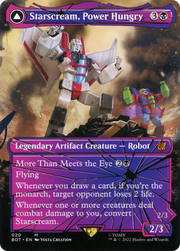 Starscream, Power Hungry (Shattered Glass) (BOT-020) [Transformers] (Borderless) MTG Single Wizards of the Coast