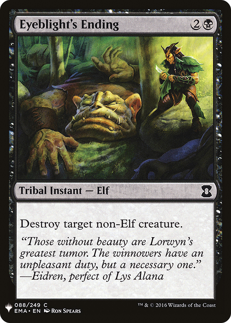 Eyeblight's Ending (LIST-EMA-88) [Mystery Booster] The List MTG Single Wizards of the Coast