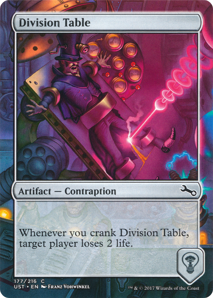 Division Table (UST-177) [Unstable] (Borderless) MTG Single Wizards of the Coast