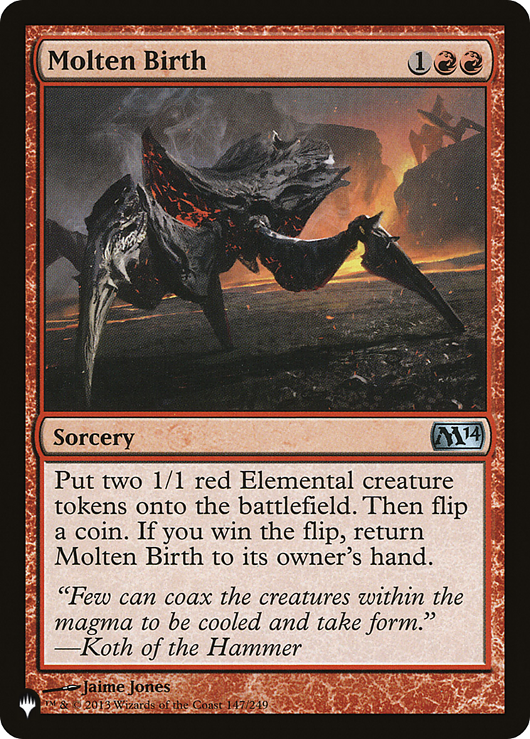 Molten Birth (LIST-M14-147) [Mystery Booster] The List MTG Single Wizards of the Coast