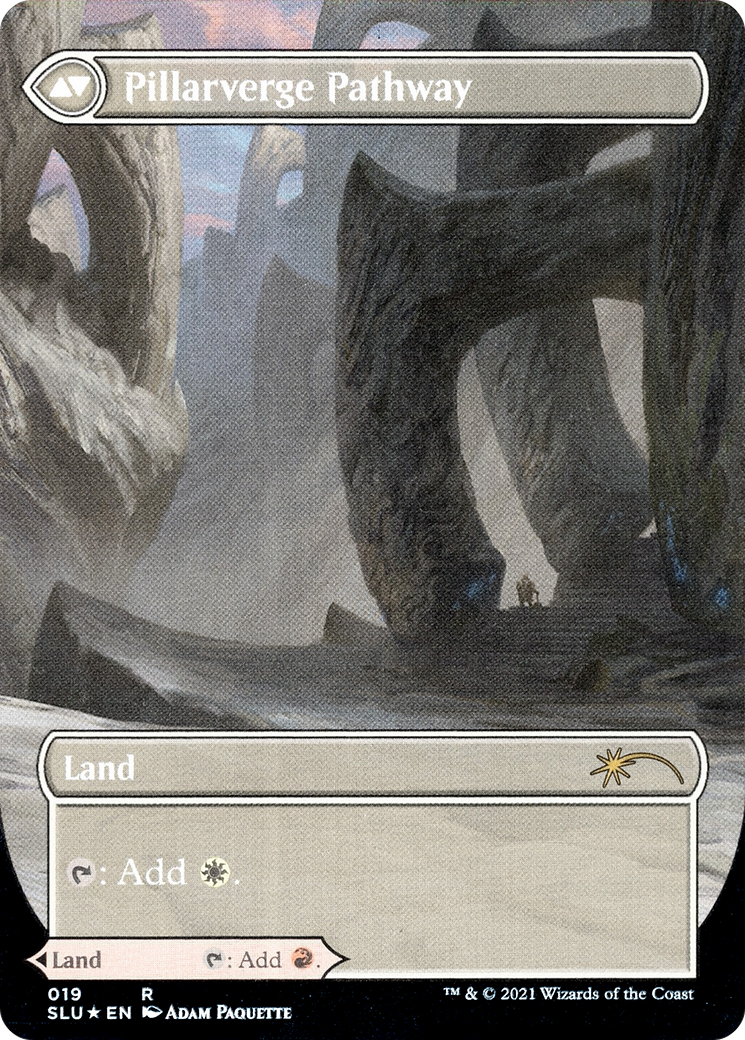 Needleverge Pathway (SLU-019) [Secret Lair] Ultimate Edition (Showcase) (Borderless) Foil MTG Single Wizards of the Coast