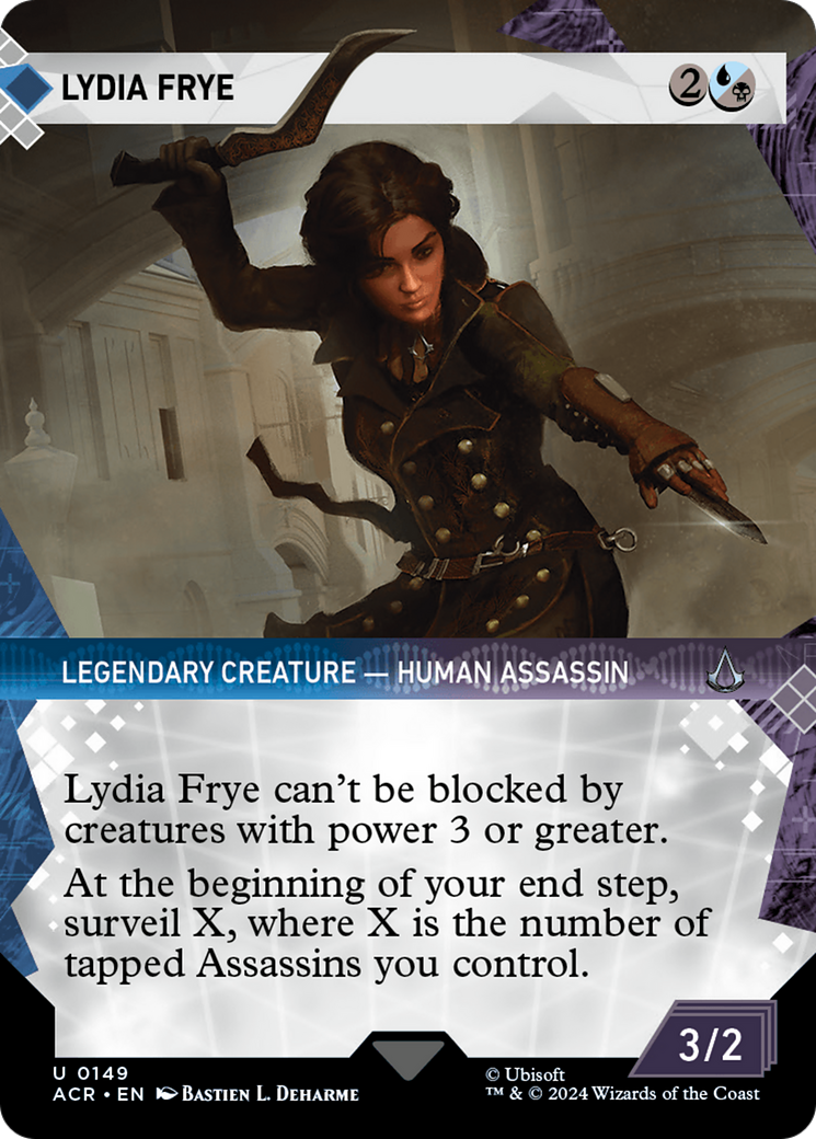 Lydia Frye (ACR-149) [Assassin's Creed] (Showcase) (Borderless) MTG Single Wizards of the Coast