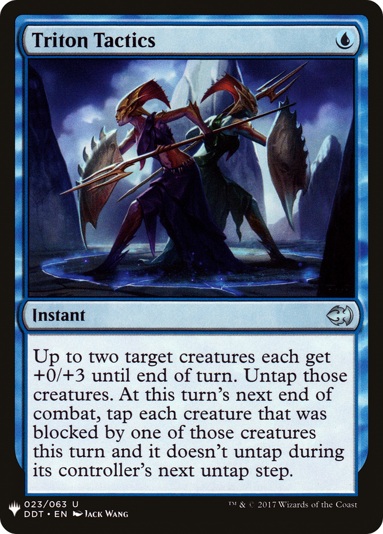 Triton Tactics (LIST-DDT-23) [Mystery Booster] The List MTG Single Wizards of the Coast