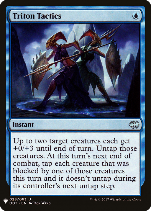 Triton Tactics (LIST-DDT-23) [Mystery Booster] The List MTG Single Wizards of the Coast