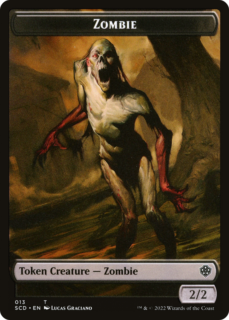 Zombie (TSCD-013) [Tokens] Starter Commander Deck Tokens Foil MTG Single Wizards of the Coast