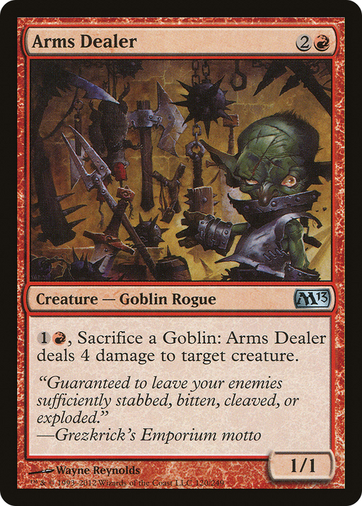 Arms Dealer (M13-120) [Magic 2013] MTG Single Wizards of the Coast